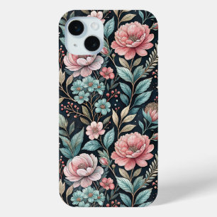 Watercolor Beautiful Wildflowers iPhone 15 Mini Case