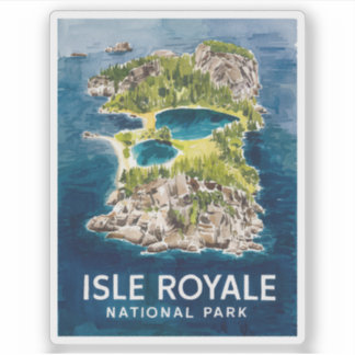 Watercolor Beauty of Isle Royale National Park