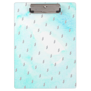 Watercolor Beauty Quote Clipboard