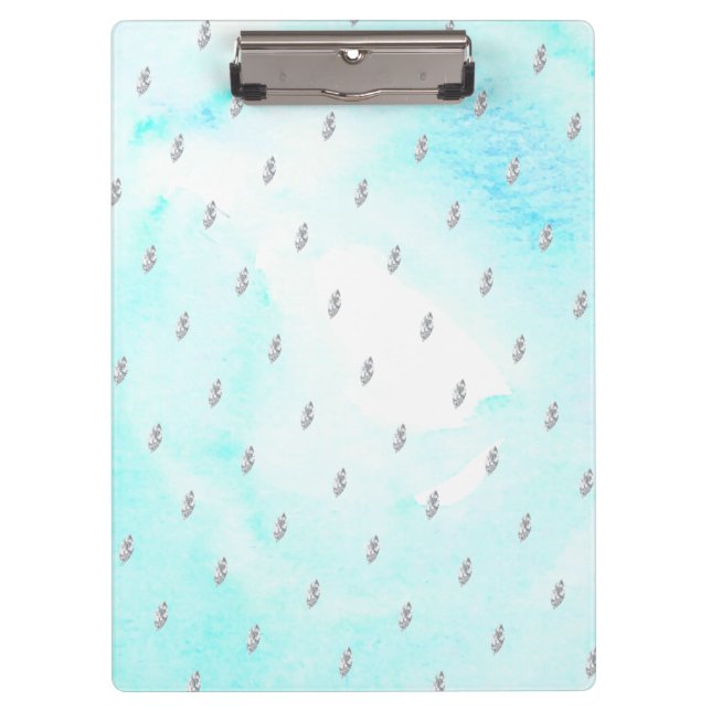 Watercolor Beauty Quote Clipboard (Front)