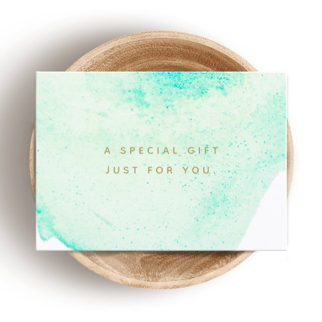Watercolor Beauty Salon Spa Gift Certificate (Creator Uploaded)