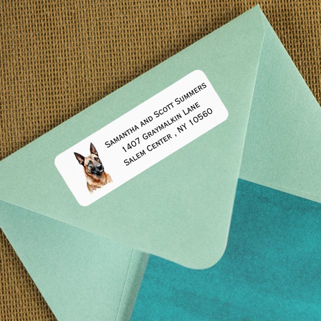 Watercolor Belgian Malinois Dog  (Creator Uploaded)