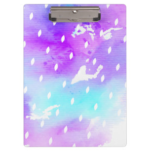 Watercolor Believe in Your Dreams Quote Clipboard