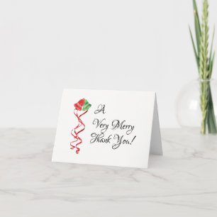 Watercolor Bells/Christmas/Wedding Thank You Card