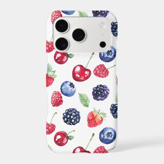 Watercolor Berry Garden iPhone 17 pro Case