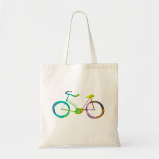 Watercolor Bicycle Tote Bag