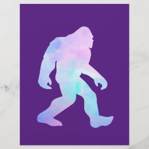Watercolor Bigfoot       Flyer