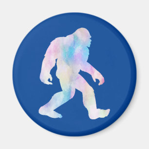 Watercolor Bigfoot       Magnet