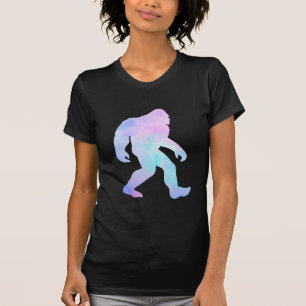 Watercolor Bigfoot   T-Shirt