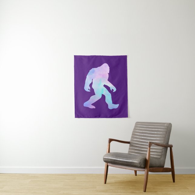 Watercolor Bigfoot       Tapestry (In Situ)