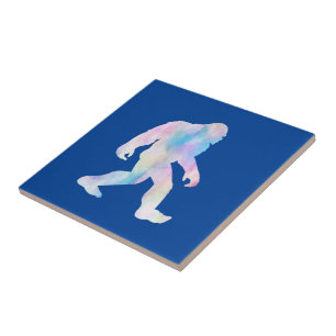 Watercolor Bigfoot Tile