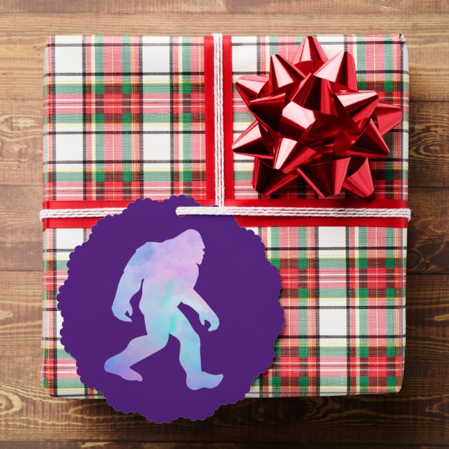 Watercolor Bigfoot Tree Decoration Card (Insitu (Gift))