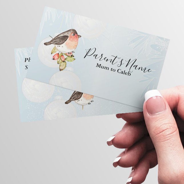 Watercolor Bird Business Card (Creator Uploaded)