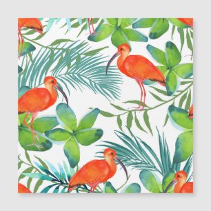 Watercolor birds: vintage seamless pattern.