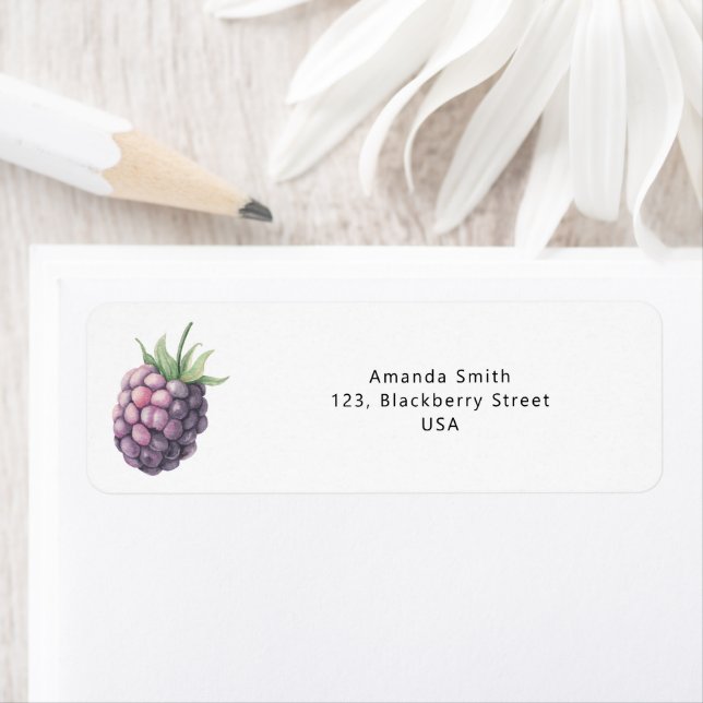 Watercolor blackberry (Insitu)