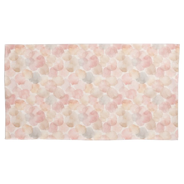 Watercolor Blob Pattern Pillowcase (Front)