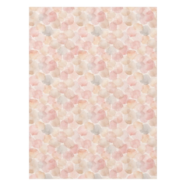 Watercolor Blob Pattern Tablecloth (Front)