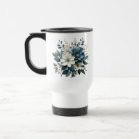 Watercolor Blooming White Flowers-88542