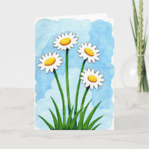 Watercolor Blossom Scene Card