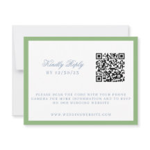 Watercolor Blue and White Hydrangea Crest Wedding