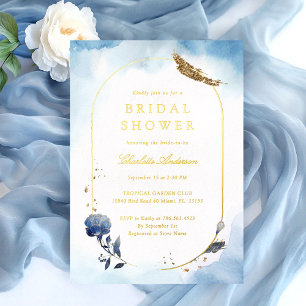 Watercolor Blue Bridal Shower
