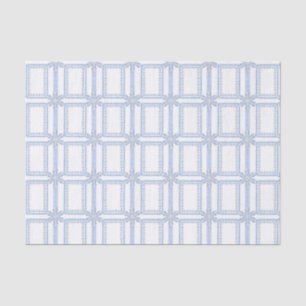 Watercolor Blue Designer Snowflake Tissue Paper