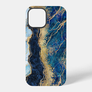 Watercolor Blue Gold Marble Case-Mate iPhone Case