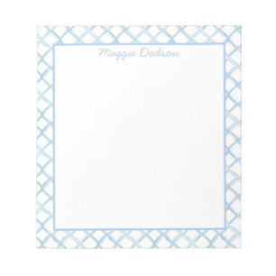 Watercolor Blue Notepad