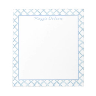 Watercolor Blue Notepad
