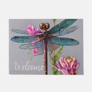 Watercolor Blue Wing Personalise  Notebook Doormat