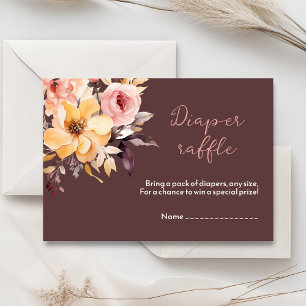 Watercolor blush pink girl baby shower card
