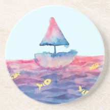 Watercolor Boat