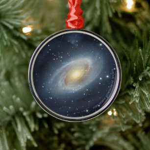 Watercolor Bode's Galaxy Holiday Ornament