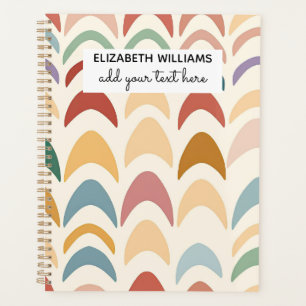 Watercolor Boho Rainbow Planner