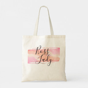 Watercolor Boss Lady Tote