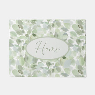 Watercolor Botanical Doormat