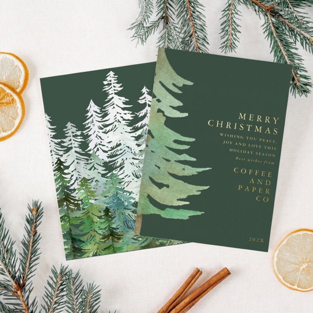 Watercolor botanical elegant corporate Christmas (Creator Uploaded)