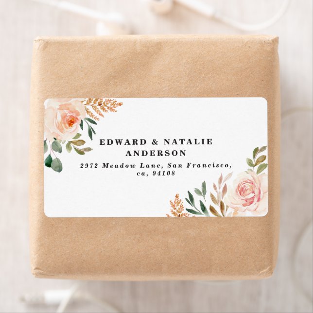 watercolor botanical floral and foliage (Insitu)