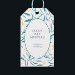 Watercolor Botanical Star of David Bar Bat Mitzvah Gift Tags<br><div class="desc">Perfect gift tag for party favours at a bat mitzvah, bar mitzvah or other Jewish celebration! Hand made watercolor art for you on the front and back side! FULLY CUSTOMIZABLE! Click on “Personalise” above to edit the text. Click "edit using design tool" to adjust the fonts, colours and placements and...</div>
