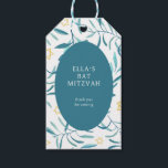 Watercolor Botanical Star of David Bar Bat Mitzvah Gift Tags<br><div class="desc">Perfect gift tag for party favours at a bat mitzvah, bar mitzvah or other Jewish celebration! Hand made watercolor art for you on the front and back side! FULLY CUSTOMIZABLE! Click on “Personalise” above to edit the text. Click "edit using design tool" to adjust the fonts, colours and placements and...</div>