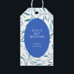 Watercolor Botanical Star of David Bar Bat Mitzvah Gift Tags<br><div class="desc">Perfect gift tag for party favours at a bat mitzvah, bar mitzvah or other Jewish celebration! Hand made watercolor art for you on the front and back side! FULLY CUSTOMIZABLE! Click on “Personalise” above to edit the text. Click "edit using design tool" to adjust the fonts, colours and placements and...</div>