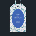 Watercolor Botanical Star of David Bar Bat Mitzvah Gift Tags<br><div class="desc">Perfect gift tag for party favours at a bat mitzvah, bar mitzvah or other Jewish celebration! Hand made watercolor art for you on the front and back side! FULLY CUSTOMIZABLE! Click on “Personalise” above to edit the text. Click "edit using design tool" to adjust the fonts, colours and placements and...</div>