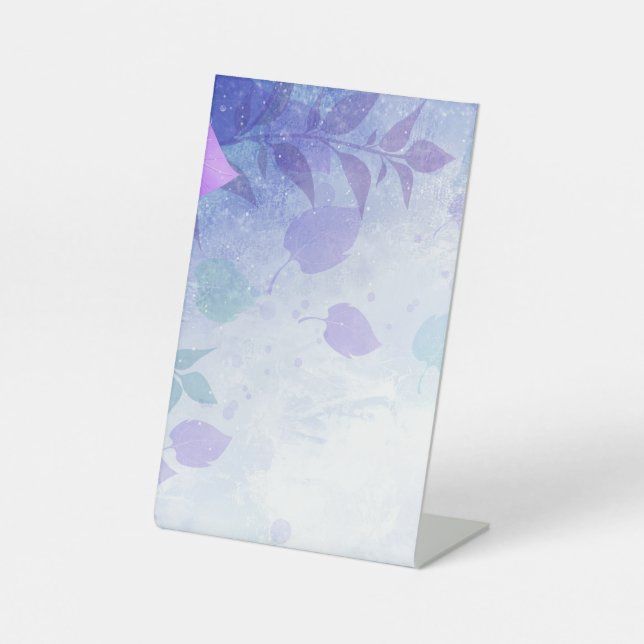 Watercolor Botanical Welcome Sign (Front)