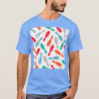 Watercolor Bowling Pins T T-Shirt