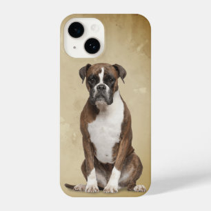 Watercolor Boxer Dog Pet Animal Nature iPhone 14 Case