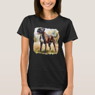 Watercolor Boxer Dog T-Shirt