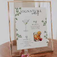 Watercolor | Bride & Groom Signature Drink
