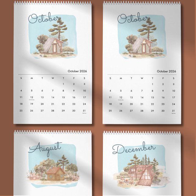Watercolor Bright & Cheerful 2026 Planner Calendar (Creator Uploaded)