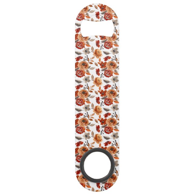 Watercolor Brown Floral Pattern (Front)