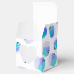 Watercolor Brushstrokes Favour Box
